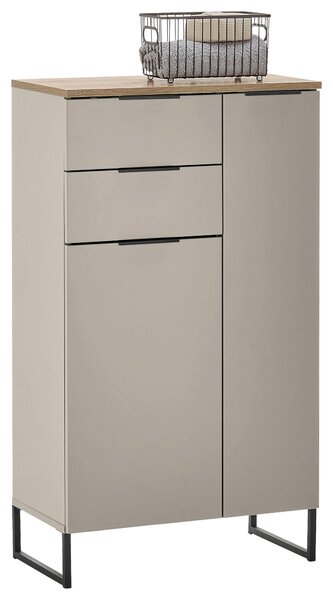STREDNE VYSOKÁ SKRINKA, farba duba, kašmírová, 60/106/32 cm home24 - Kúpeľňové skrinky, Online Only