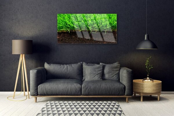 Obraz na skle Tráva príroda rastlina 100x50 cm 4 Prívesky
