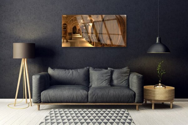 Obraz na skle Sudy umenie 100x50 cm 2 Prívesky