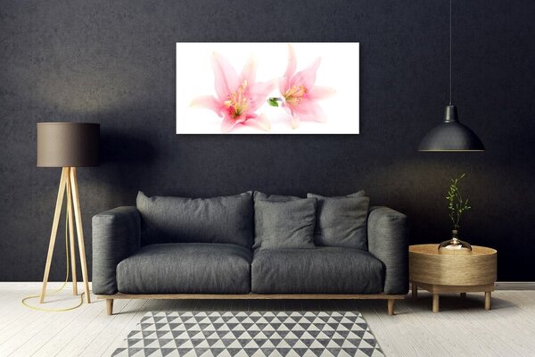 Obraz na skle Kvety rastlina príroda 100x50 cm 2 Prívesky