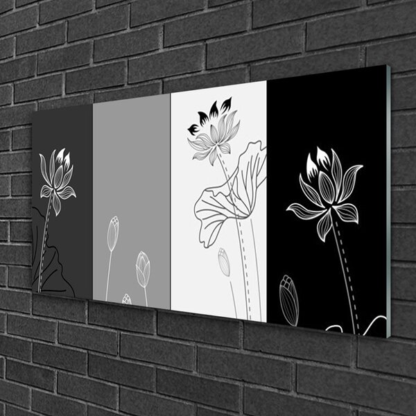 Obraz na skle Abstrakcia umenie 100x50 cm 4 Prívesky