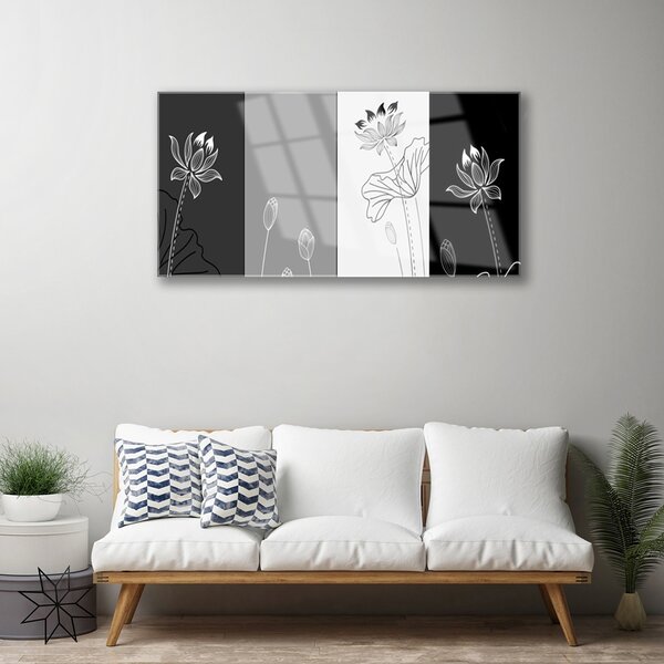 Obraz na skle Abstrakcia umenie 100x50 cm 4 Prívesky