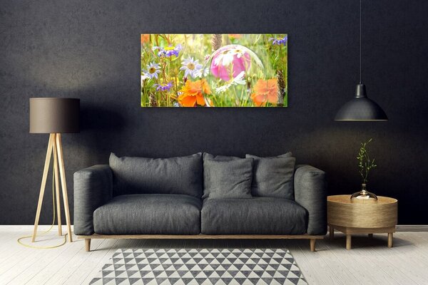Obraz na skle Kvety rastlina príroda 100x50 cm 2 Prívesky