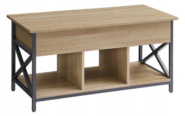 Konferenčný stolík TAYLOR SONOMA s výsuvnou doskou 100x50 cm