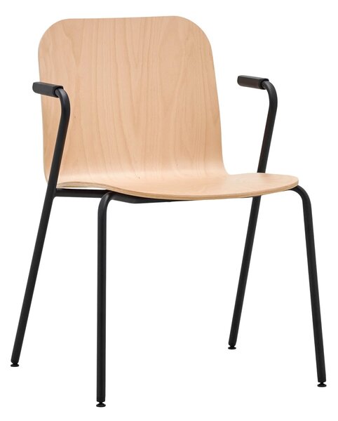 RIM - Stolička LAMBDA WOOD LA 4011.091 s podrúčkami