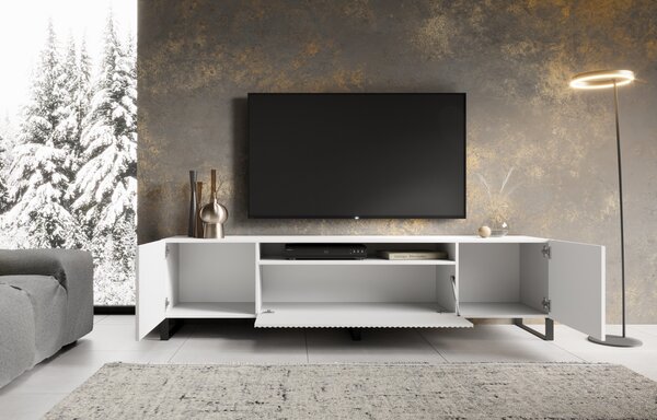 TV STOLÍK DANTE BIELY 200 cm