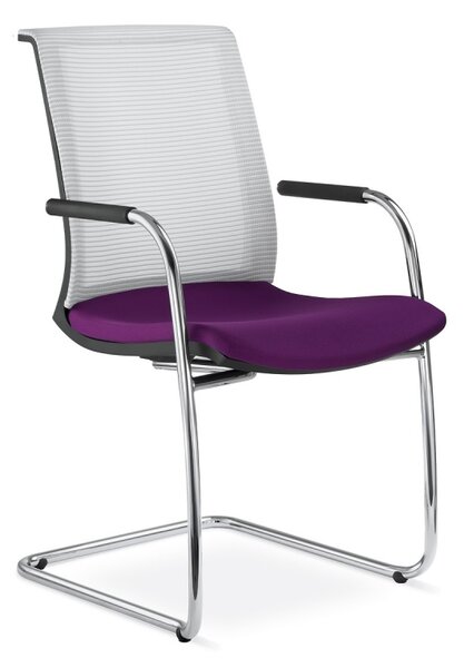 LD SEATING - Stolička LYRA NET 203-Z - čierny rám