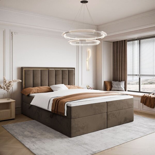 MANŽELSKÁ POSTEĽ MELISSA 140X200 ROYAL VELVET HNEDÁ
