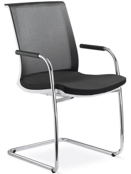 LD SEATING - Stolička LYRA NET 213-Z - biely rám