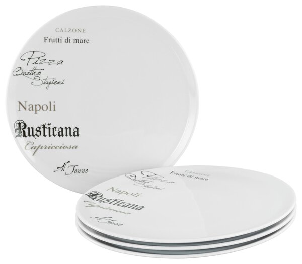 SADA TANIEROV NA PIZZU, keramika, 33 cm Creatable - Online Only bytové doplnky, Online Only