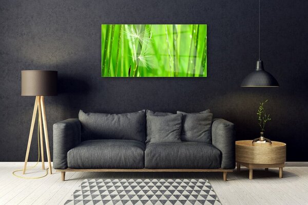 Obraz na skle Tráva rastlina príroda 100x50 cm 2 Prívesky