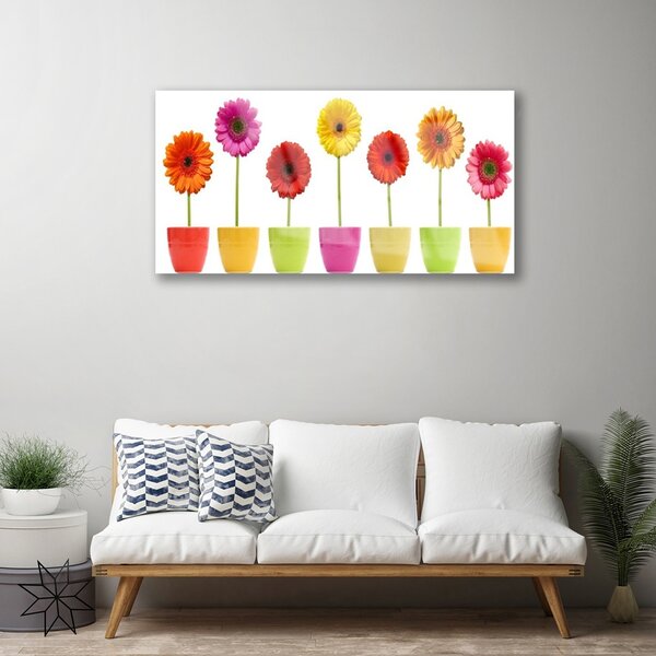 Skleneny obraz Kvety rastlina príroda 100x50 cm 2 Prívesky