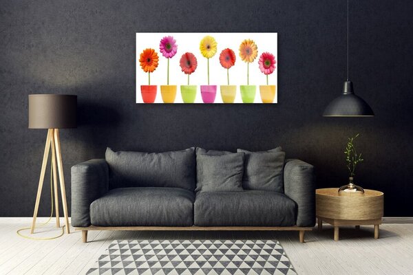 Skleneny obraz Kvety rastlina príroda 100x50 cm 2 Prívesky