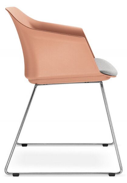 LD SEATING - Stolička WAVE 030-Q s čalúneným sedadlom