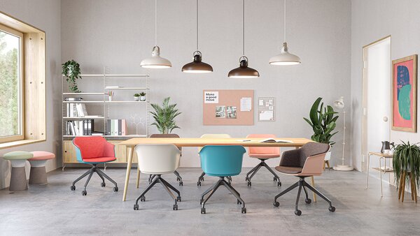 LD SEATING - Stolička WAVE 030, F95 celoplastová