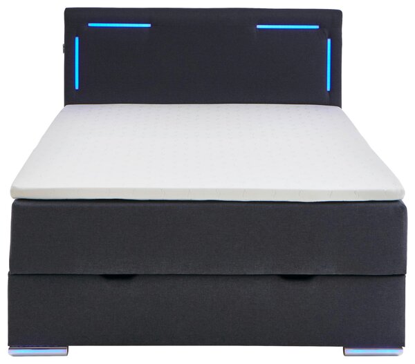 BOXSPRINGOVÁ POSTEĽ, 120/200 cm antracitová Xora - Postele, Online Only