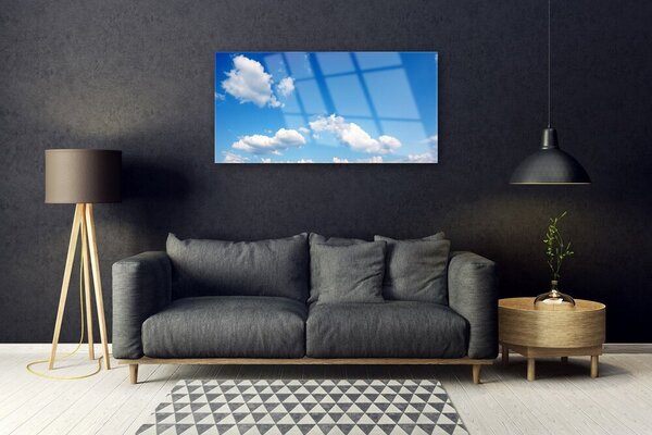 Skleneny obraz Nebo mraky príroda 100x50 cm 2 Prívesky