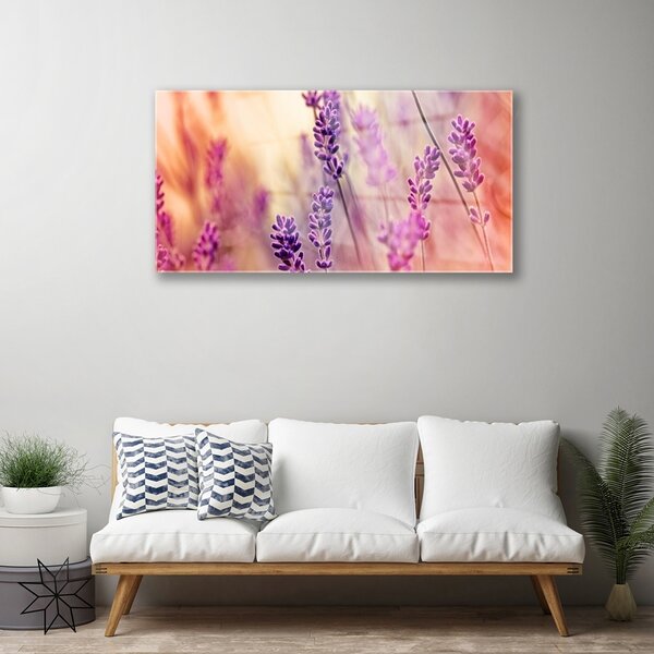Skleneny obraz Kvety rastlina príroda 100x50 cm 2 Prívesky