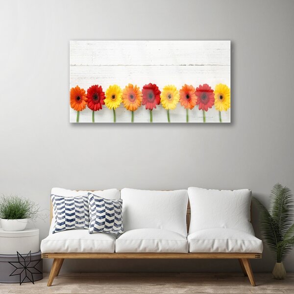 Skleneny obraz Kvety rastlina príroda 100x50 cm 2 Prívesky