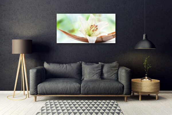 Skleneny obraz Kvet rastlina príroda 100x50 cm 2 Prívesky
