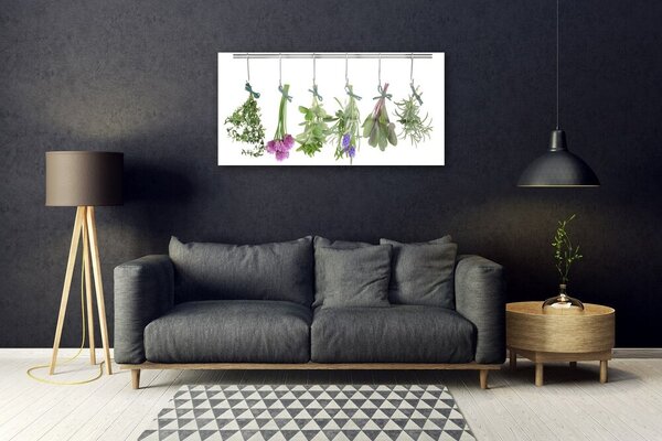 Skleneny obraz Plátky rastlina kuchyňa 100x50 cm 2 Prívesky
