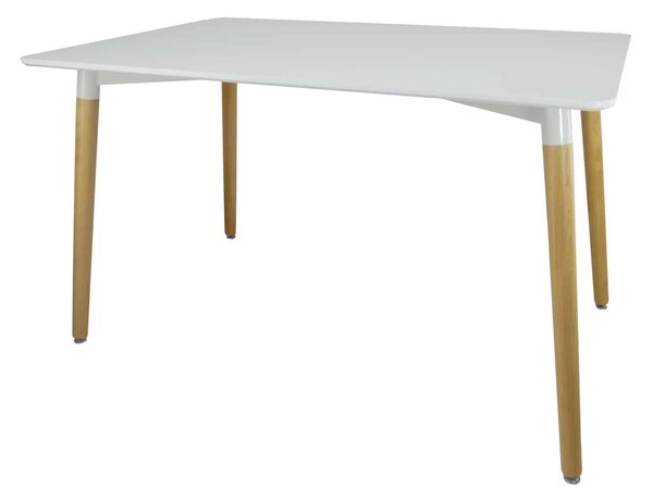 Jedálenský stôl MAX biely 120 x 80 x 74 cm