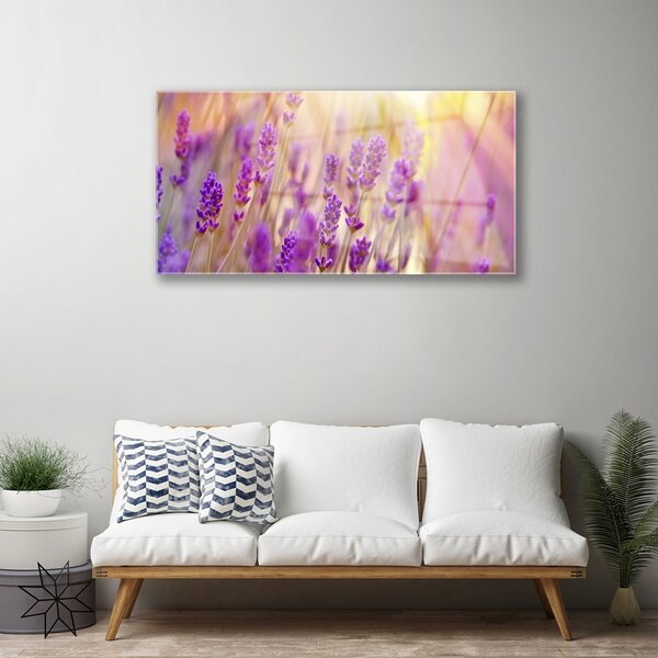 Skleneny obraz Kvety rastlina príroda 100x50 cm 2 Prívesky