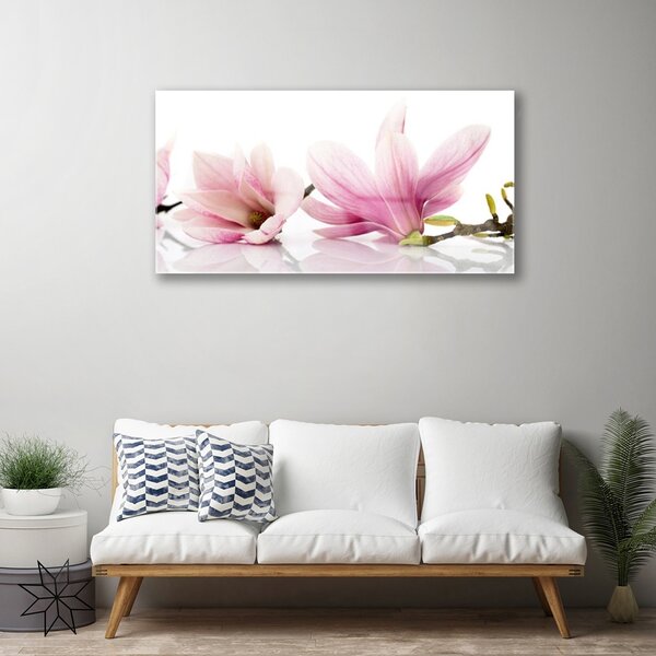 Skleneny obraz Kvety rastlina príroda 100x50 cm 2 Prívesky