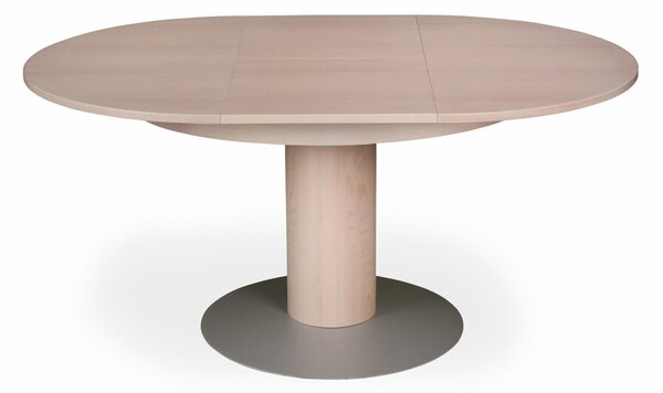 REAL jedálenský rozkladací kruhový stôl masívne drevo