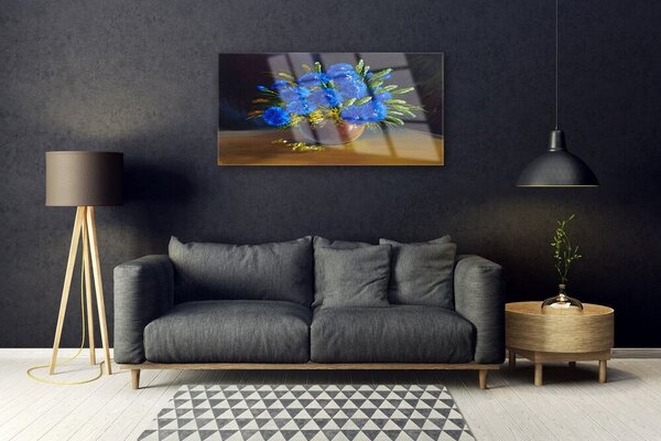 Skleneny obraz Kvety rastlina príroda 100x50 cm 2 Prívesky