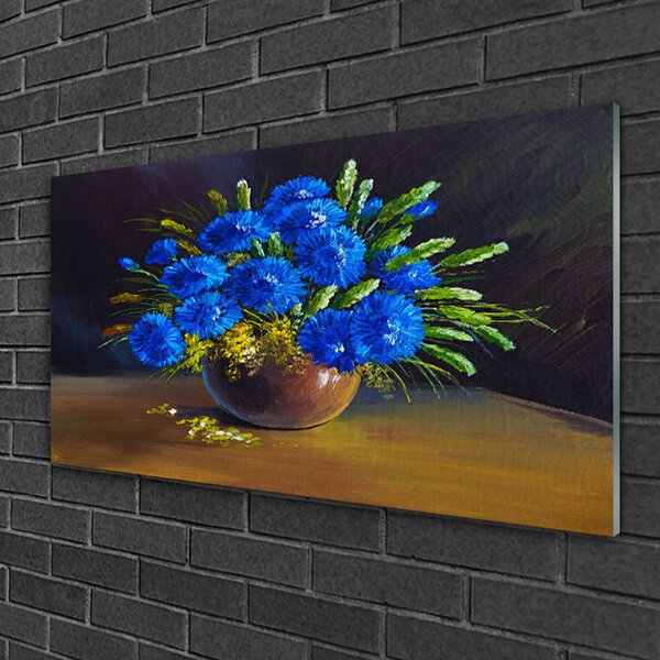 Skleneny obraz Kvety rastlina príroda 100x50 cm 2 Prívesky