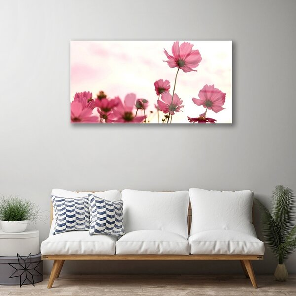 Skleneny obraz Kvety rastlina príroda 100x50 cm 2 Prívesky