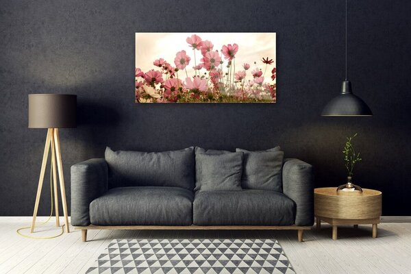 Skleneny obraz Poľné kvety lúka príroda 100x50 cm 2 Prívesky