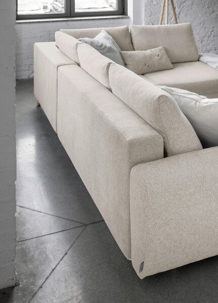 ROHOVÁ SEDAČKA, textil, béžová MID.YOU - Sedačky, Online Only