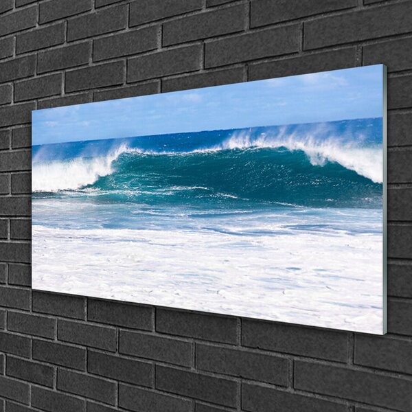 Skleneny obraz More vlna voda oceán 100x50 cm 2 Prívesky
