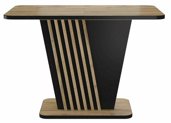 Signal Jedálenský stôl NEVIO, dub artisan / ČIERNA 125(170)X75