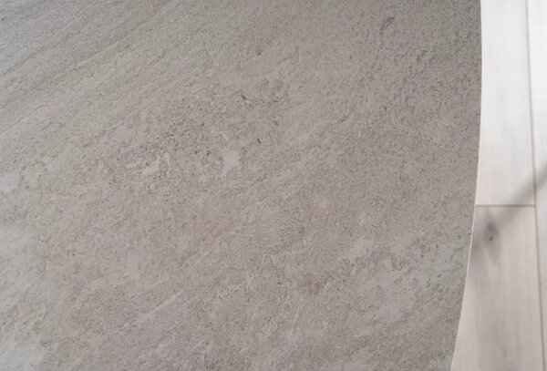 Signal ARMANI CERAMIC jedálenský stôl SIVÁ MRAMOROVÝ EFEKT / MATNÁ ŠEDÁ 160(220)X90