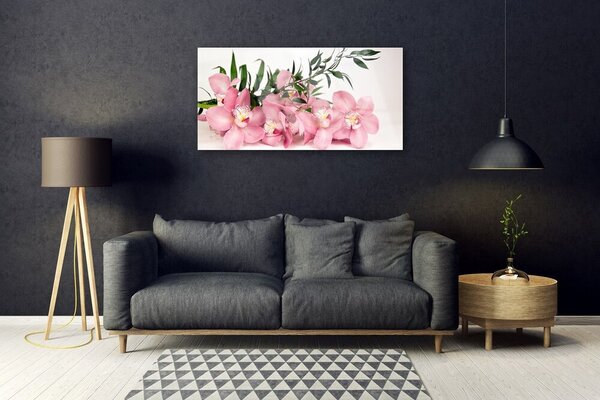 Skleneny obraz Orchidea kvety kúpele 100x50 cm 2 Prívesky