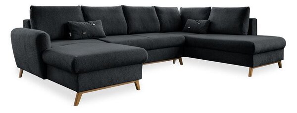 SEDACIA SÚPRAVA, textil, tmavosivá MID.YOU - Sedačky, Online Only
