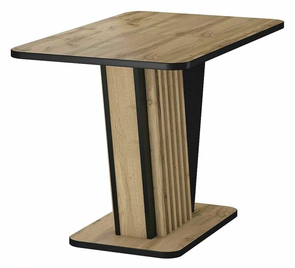 Signal Jedálenský stôl NEVIO, dub artisan / ČIERNA 125(170)X75