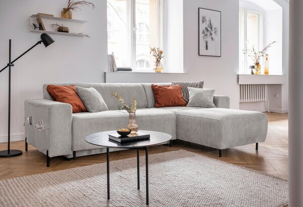 ROHOVÁ SEDAČKA, textil, béžová MID.YOU - Sedačky, Online Only