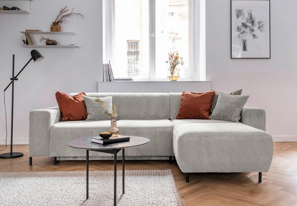 ROHOVÁ SEDAČKA, textil, béžová MID.YOU - Sedačky, Online Only