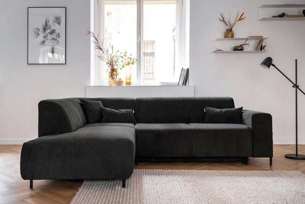 ROHOVÁ SEDAČKA, textil, tmavosivá MID.YOU - Sedačky, Online Only