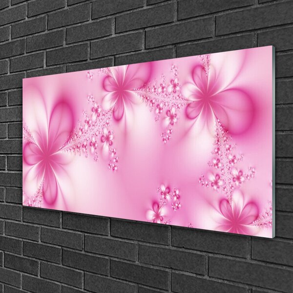 Skleneny obraz Abstrakcia umenie 100x50 cm 2 Prívesky