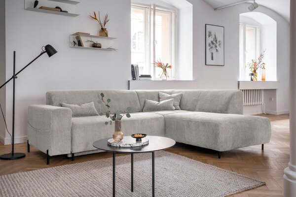 ROHOVÁ SEDAČKA, textil, béžová MID.YOU - Sedačky, Online Only