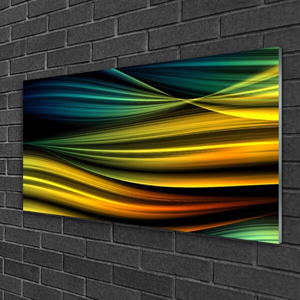 Skleneny obraz Abstrakcia umenie 100x50 cm 2 Prívesky