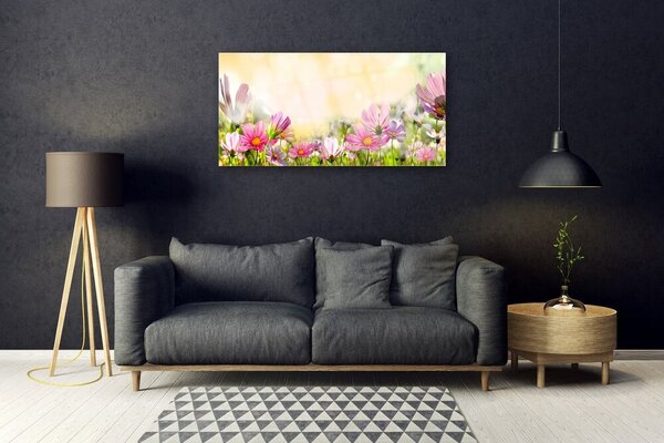Skleneny obraz Kvety rastlina príroda 100x50 cm 2 Prívesky