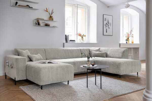 SEDACIA SÚPRAVA, textil, béžová MID.YOU - Sedačky, Online Only