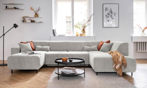 SEDACIA SÚPRAVA, textil, béžová MID.YOU - Sedačky, Online Only