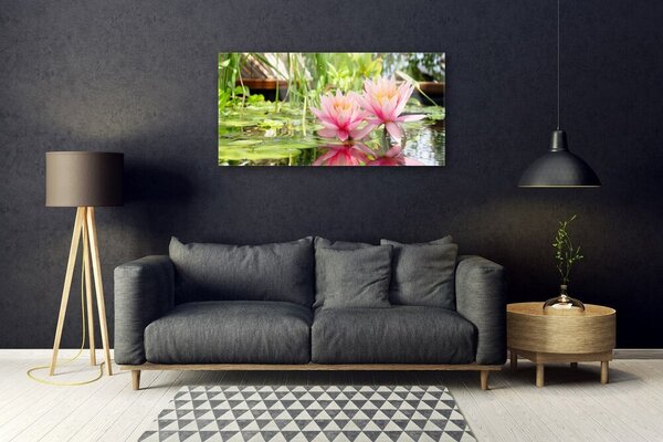 Skleneny obraz Kvety rastlina príroda 100x50 cm 2 Prívesky
